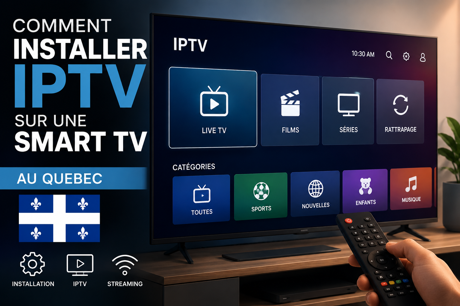 installer IPTV sur smart tv