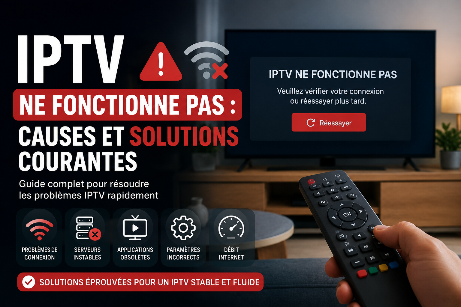 IPTV ne fonctionne pas