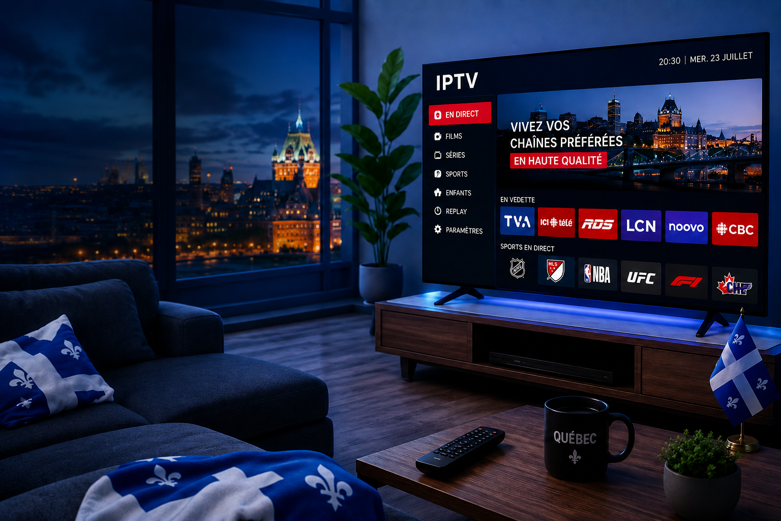 IPTV pas cher au Quebec