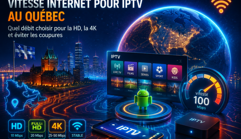 Quelle vitesse Internet faut-il pour l’IPTV au Quebec ?